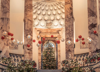 best stately homes at christmas